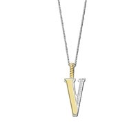 Halskette Ti Sento Milano Dame Letters in Silber Cubic Zirconia 6840ZY_V